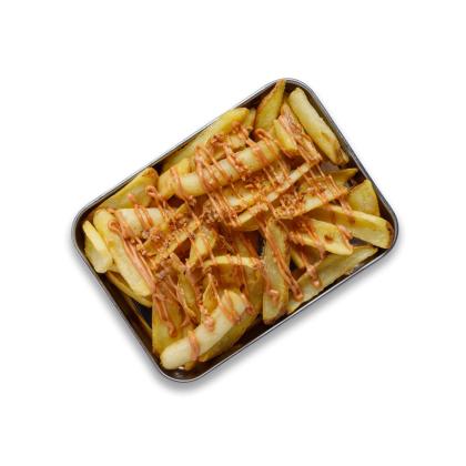 Картофельные лодочки с соусом «барбекю»