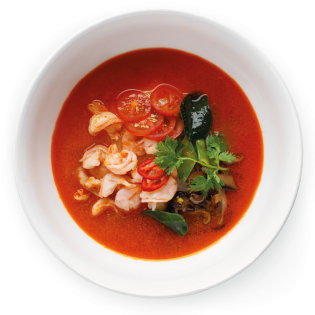 Суп "Том ям" с рисом