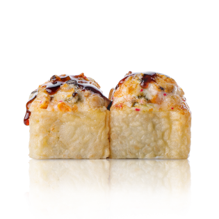 Запеченный ролл с мидиями