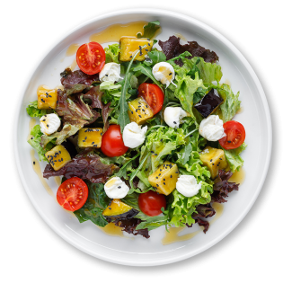 Салат из баклажанов с моцареллой