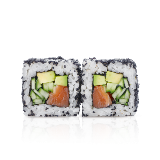 Ролл "Калифорния с лососем"