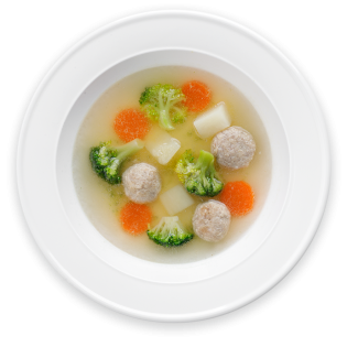 Суп с фрикадельками