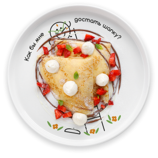 Блинчики с кремом и нутеллой