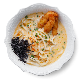 Сливочный суп с креветками