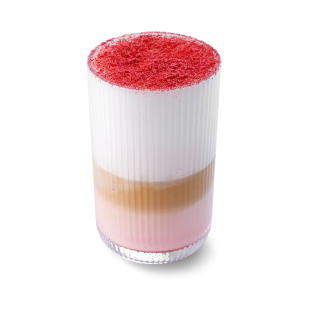 Малиновый латте