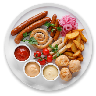 Тарелка гриль