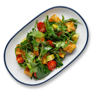 Салат с баклажанами