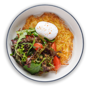 Драник с овощами