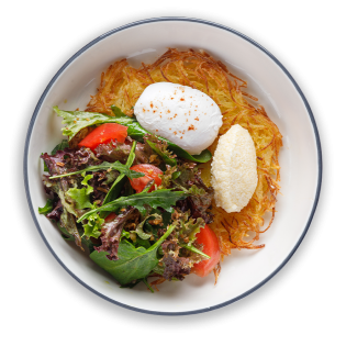 Драник с белой икрой