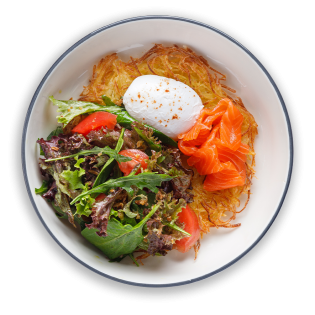 Драник с лососем