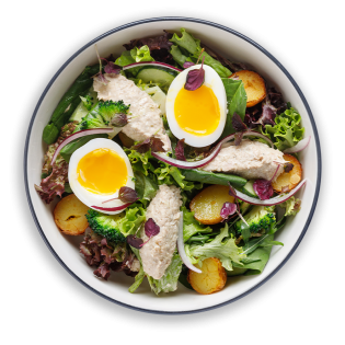 Салат с тунцом и картофелем