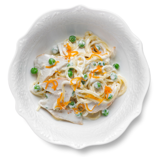 Спагетти с курочкой