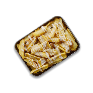 Картофельные лодочки с соусом «трюфель»